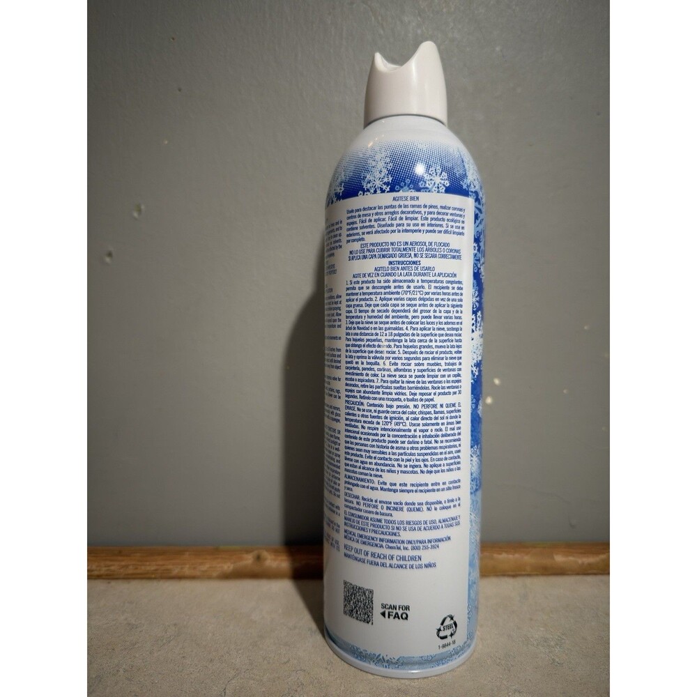 Santa Snow Aerosol Spray Artificial Frost Window Decorations Christmas Tree - Picture 5 of 5
